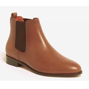 HER Anthony Veer Women's Tan Full Grain Leather Chelsea Boots US Size 6.5 NEW